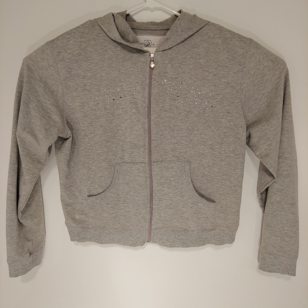 Miss Juliet Jr Girls 1X "Baby Girl" Bling Hoodie